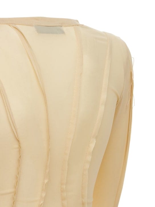 Sami Miro Vintage: Miniabito stretch con cuciture a vista