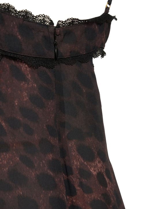 Weworewhat: Mini abito animalier con cut out