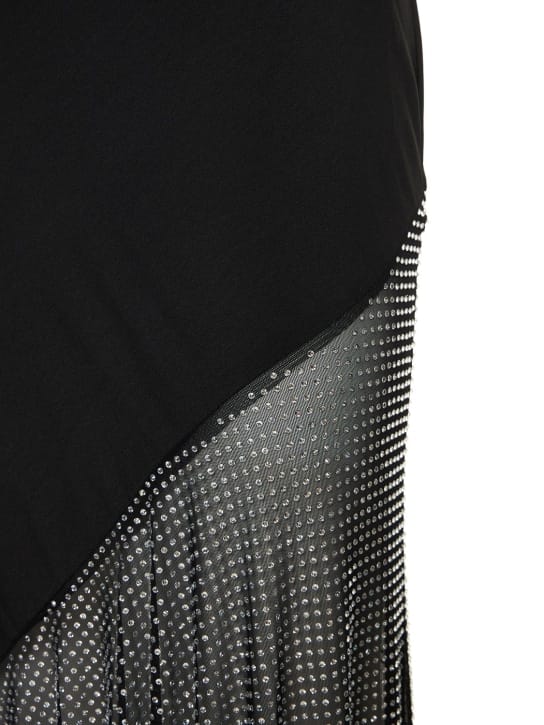 Giuseppe Di Morabito: Asymmetric long dress with crystals