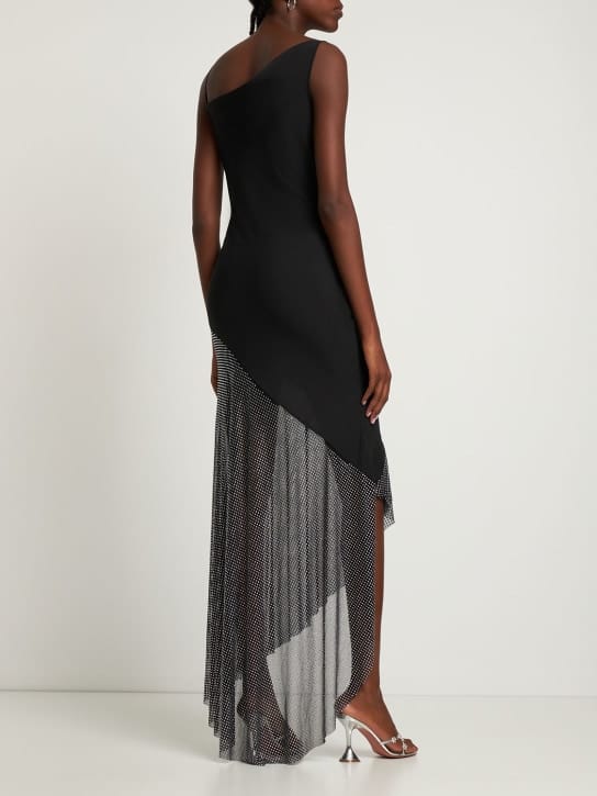 Giuseppe Di Morabito: Asymmetric long dress with crystals