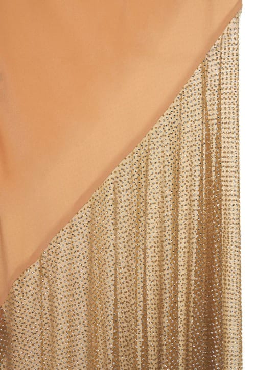 Giuseppe Di Morabito: Asymmetric long dress with crystals