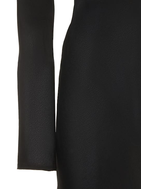 Giuseppe Di Morabito: Feather-trimmed mini dress