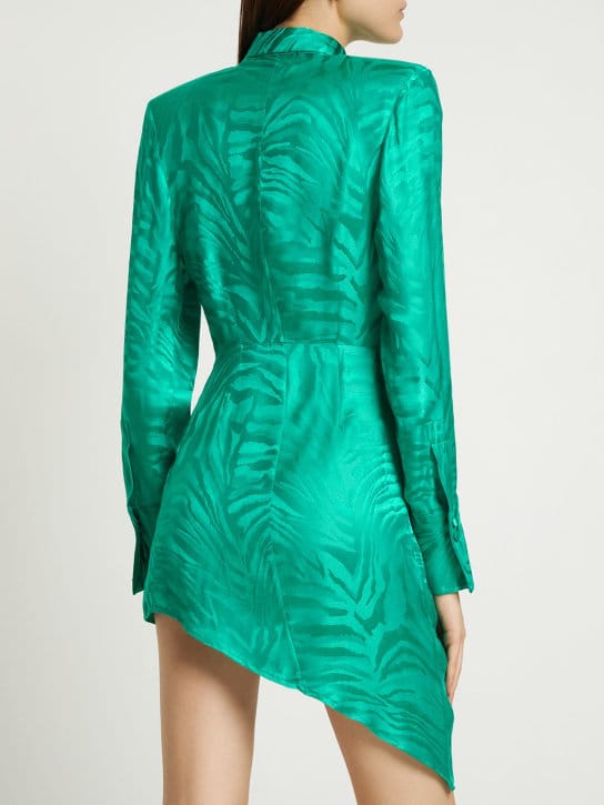 Giuseppe Di Morabito: Draped mini shirt dress