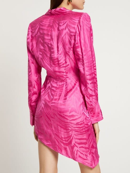 Giuseppe Di Morabito: Draped mini shirt dress
