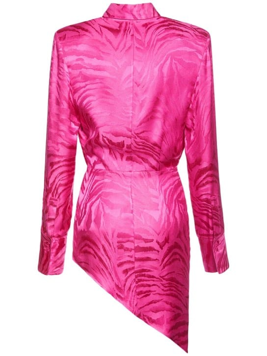 Giuseppe Di Morabito: Draped mini shirt dress