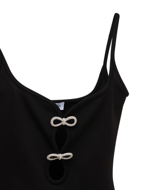 Mach & Mach: Robe courte trapèze à nœuds
