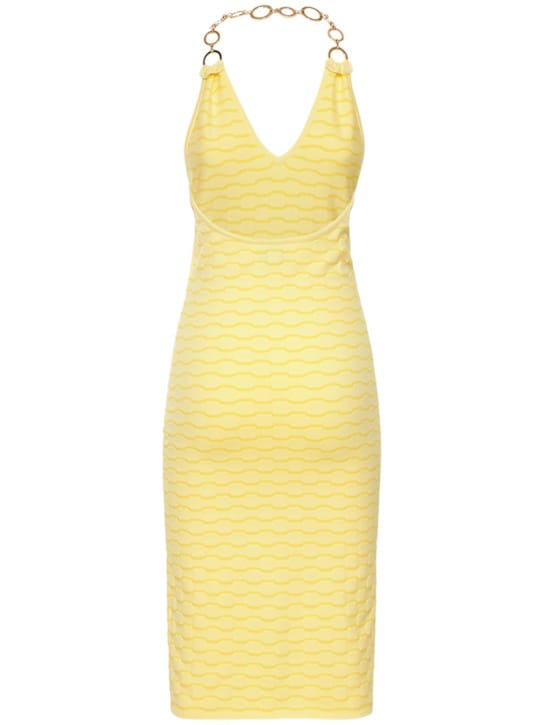 Musier Paris: Midi-Strickkleid mit Kettendetail