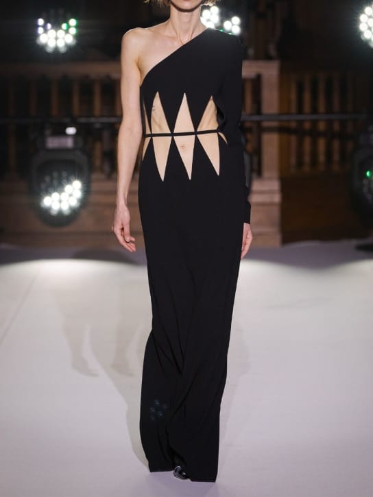 Mônot: One-shoulder cut-out maxi dress