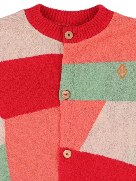 The Animals Observatory: Cardigan in misto cotone color-block