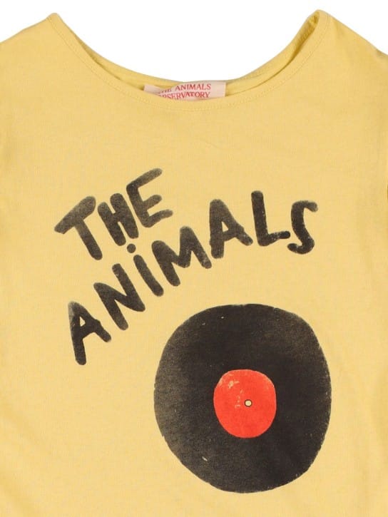 The Animals Observatory - 印花棉质平纹针织连衣裙
