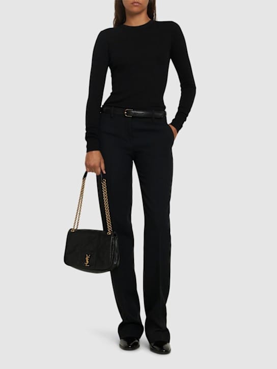 Michael Kors Collection - Carolyn绉纱sable直筒裤
