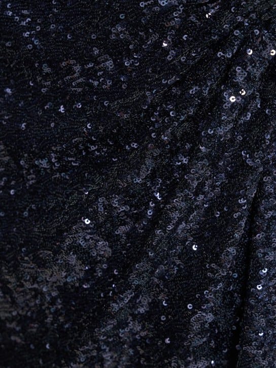 Michael Kors Collection: Abito lungo monospalla con paillettes