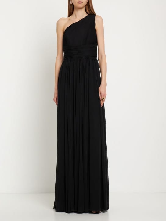 Michael Kors Collection: Draped one-shoulder maxi dress