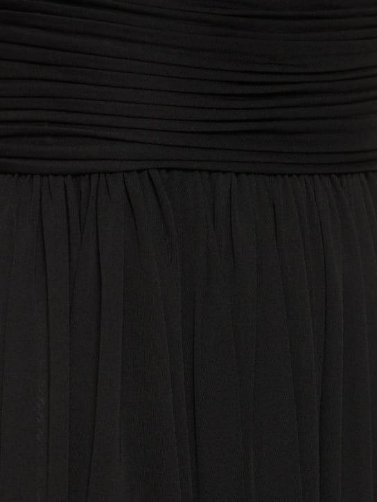 Michael Kors Collection: Draped one-shoulder maxi dress