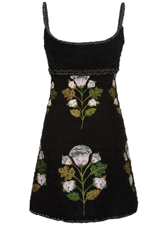 Giambattista Valli: Embroidered cotton mini dress