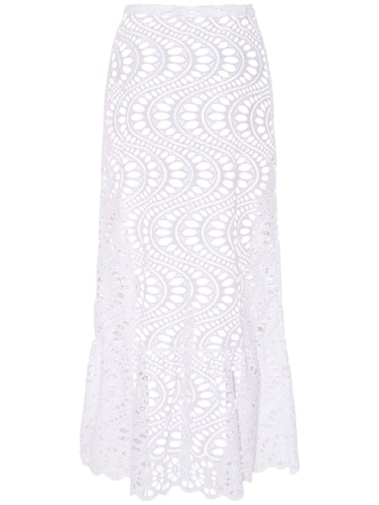 Giambattista Valli: Macramé蕾丝迷笛半身裙