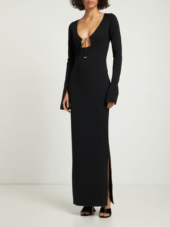16arlington: Maxi dress with cut-out detail