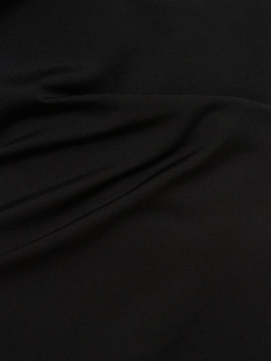 16arlington: Cutout detail jersey mini dress