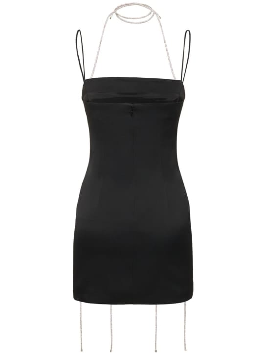 Giuseppe Di Morabito: Short dress with crystal lacing