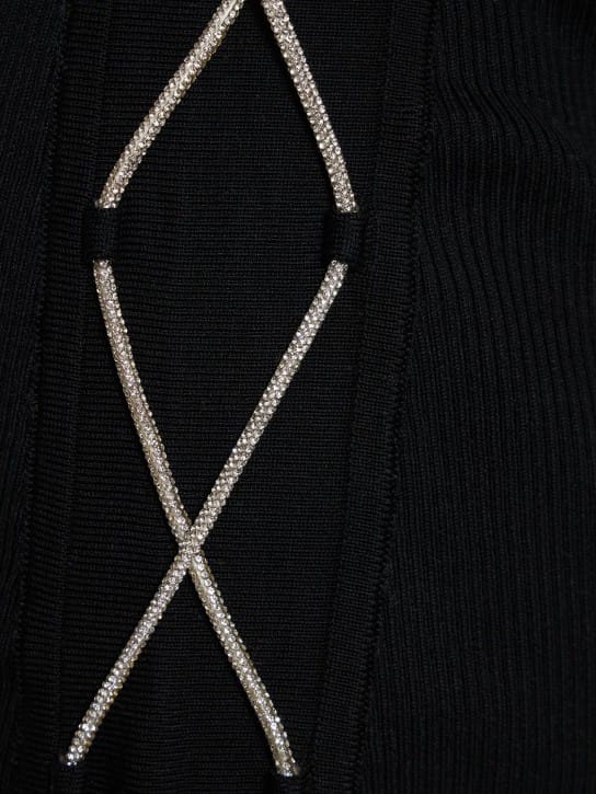 Giuseppe Di Morabito: Strapless maxi dress with crystals