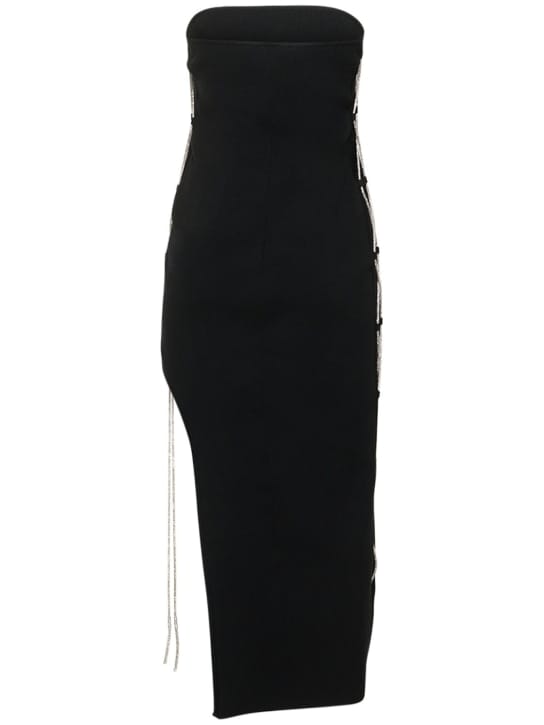 Giuseppe Di Morabito: Strapless maxi dress with crystals