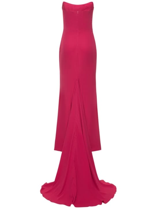 Giuseppe Di Morabito: Strapless bustier gown with train