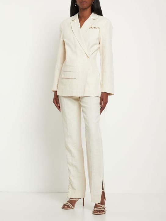 Jacquemus - La Veste Tibau缝线细节西服夹克