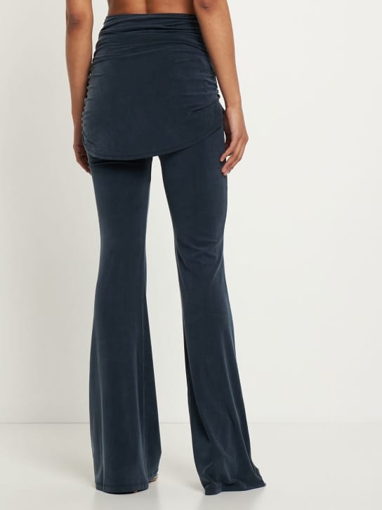 Jacquemus: Le Pantalon Espelho铜氨纤维阔腿裤