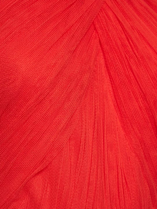 Maria Lucia Hohan: Abito midi halter in tulle plissé