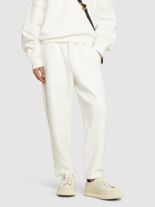 Jil Sander: 40毫米橡胶处理帆布运动鞋