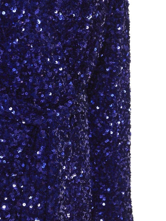 Rotate: Sequin wrap mini dress