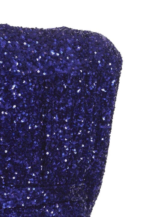 Rotate: Sequin wrap mini dress