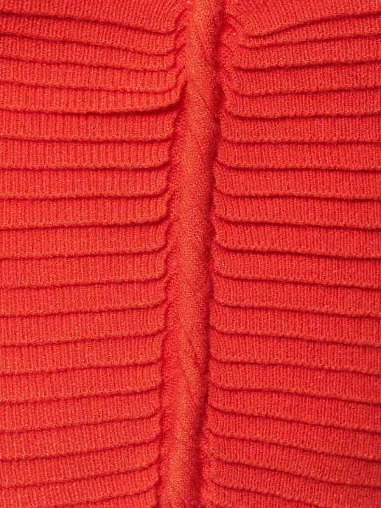 ALTUZARRA: Adan镂空粘胶纤维混纺上衣