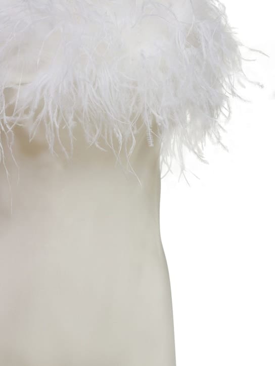Sleeper: Robe longue à plumes d'autruche