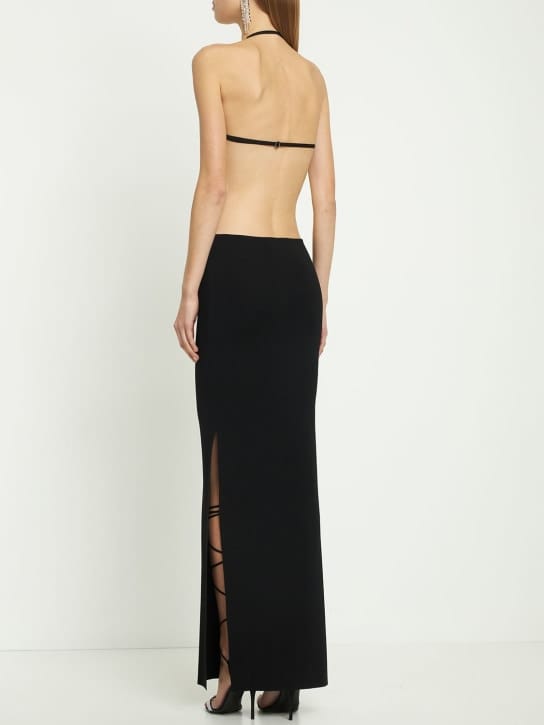 Aya Muse: Cut-out detail long dress