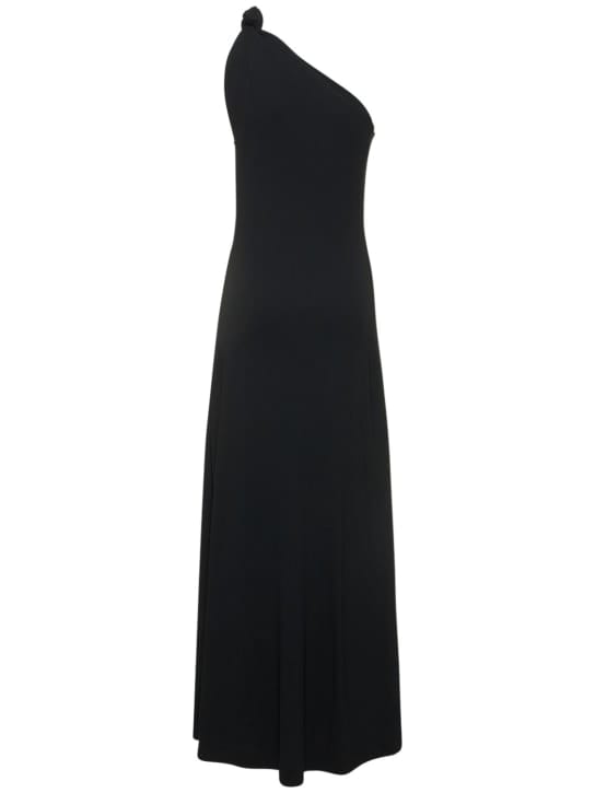 Bite Studios: One-shoulder maxi dress with knot