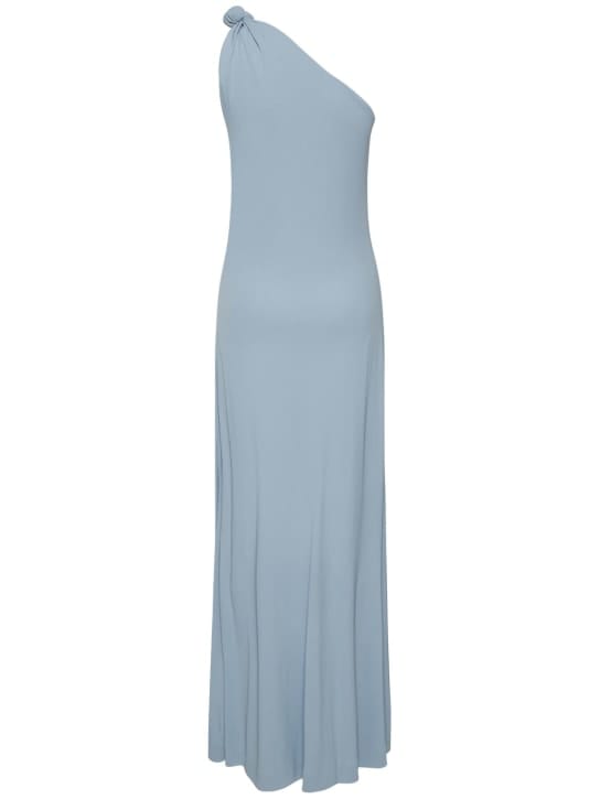 Bite Studios: One-shoulder maxi dress with knot