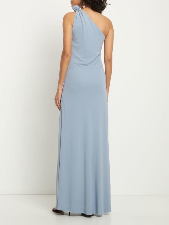 Bite Studios: One-shoulder maxi dress with knot