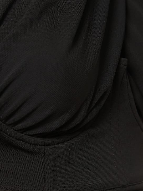 Dundas: Maxikleid aus Jersey mit Cut-outs