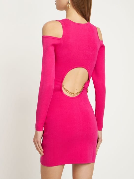 Dundas: Minivestido de punto con aberturas