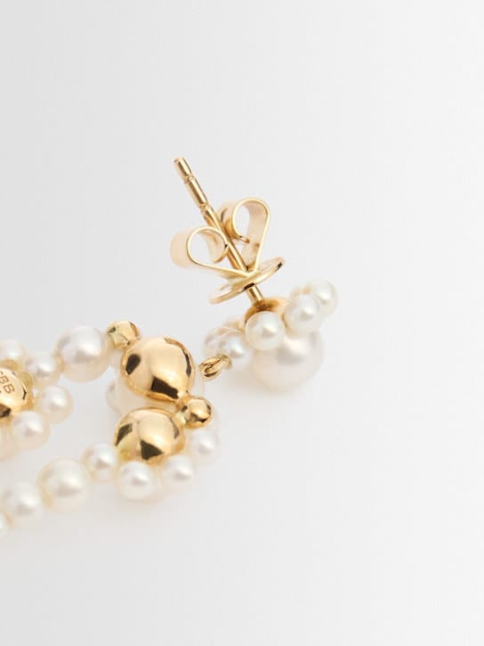 Sophie Bille Brahe: 14Kt Fontaine Marguerite单耳环