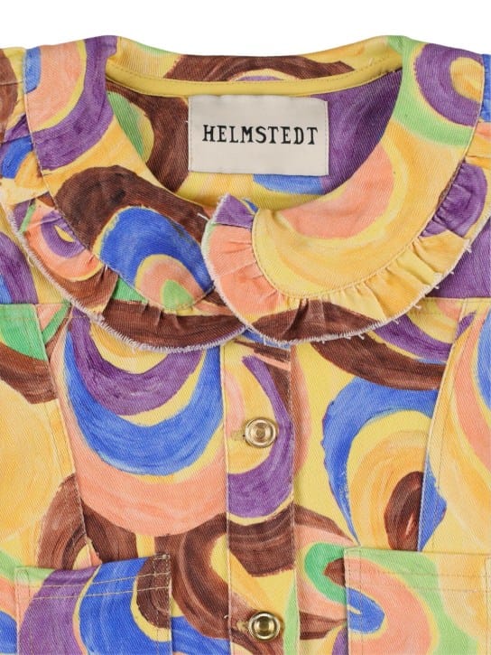 HELMSTEDT - 周身印花棉质帆布夹克