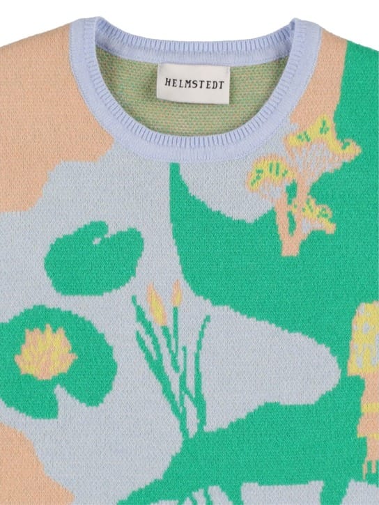 HELMSTEDT - 粘胶纤维混纺提花针织背心