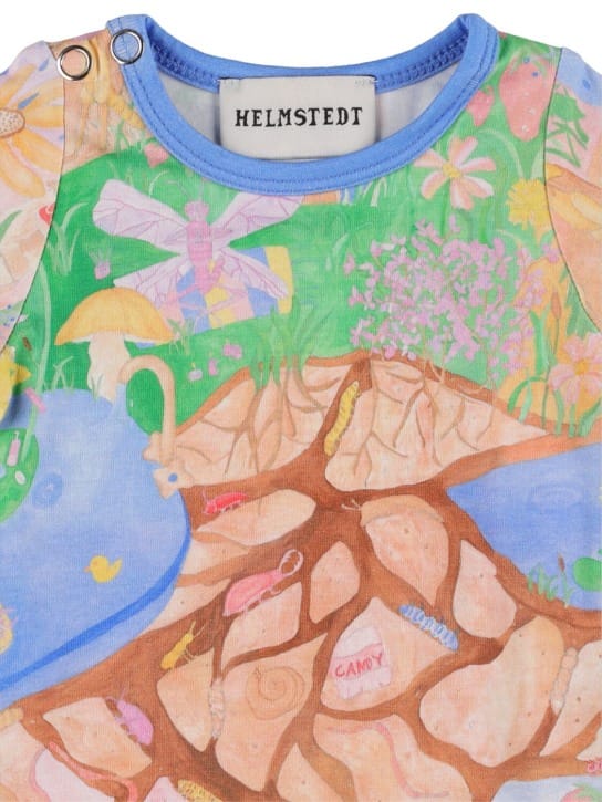 HELMSTEDT - 周身印花棉质平纹针织连体衣