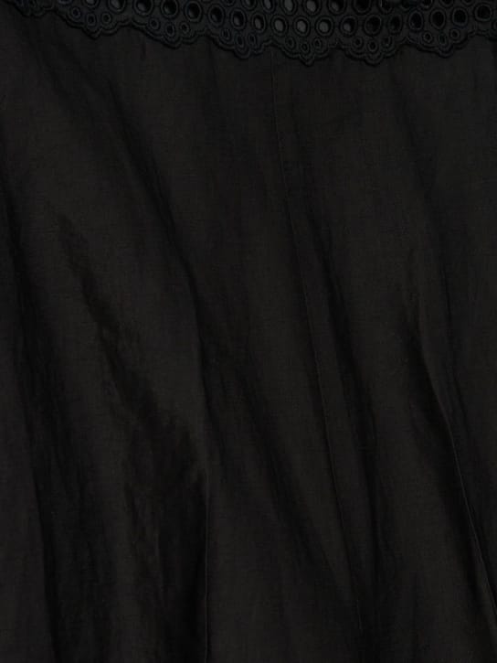 Stella McCartney: Mono en mezcla de lino con bordados