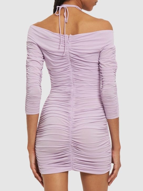 Magda Butrym: Vestido corto en jersey fruncido