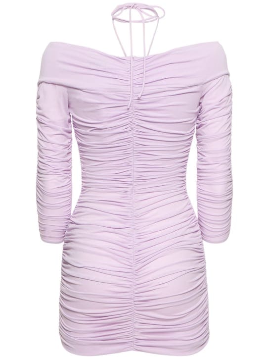Magda Butrym: Vestido corto en jersey fruncido