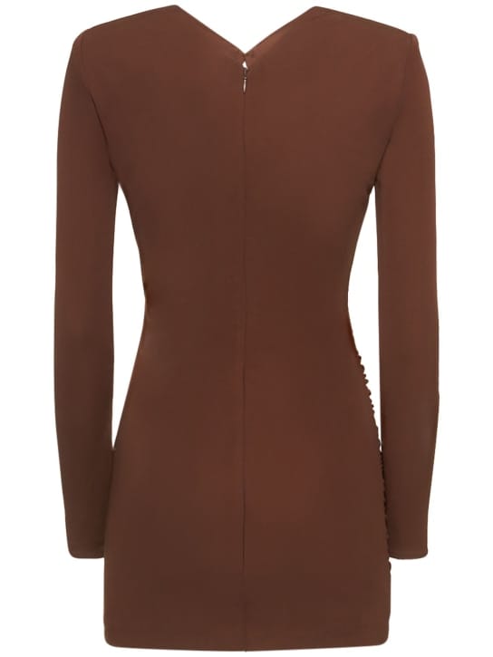 Roland Mouret: Abito corto in jersey drappeggiato