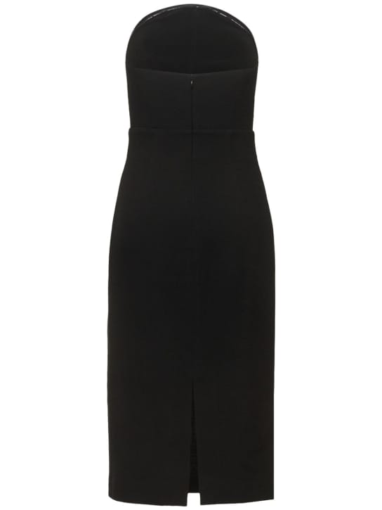 Roland Mouret: Abito midi in lana con cut out