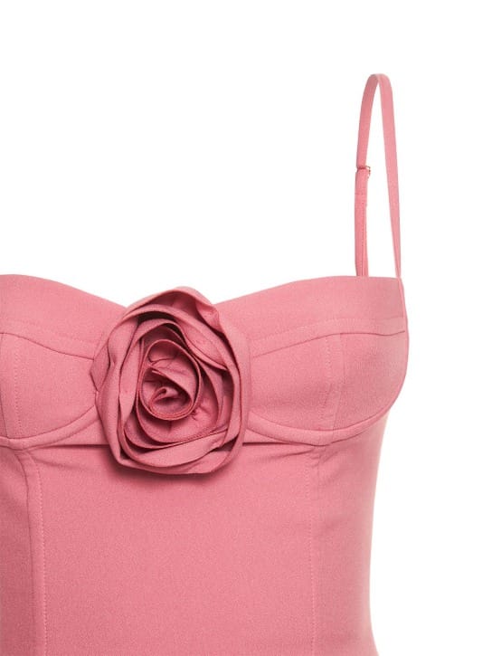 Blumarine: Short dress with heart neckline